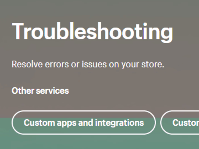 Troubleshooting