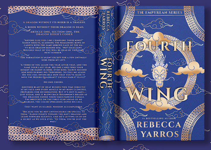 Fourth Wing Book Cover Re-Design