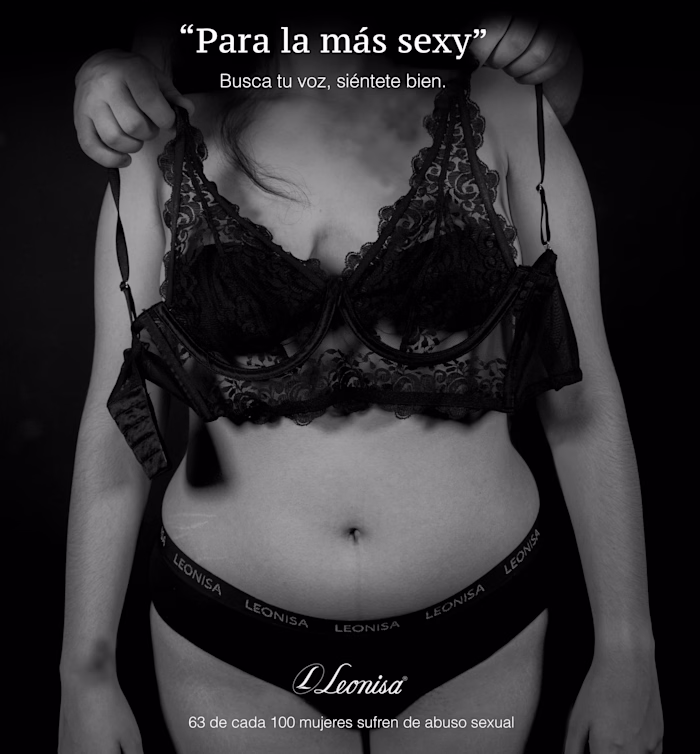 Campaña maltrato a la mujer, Leonisa