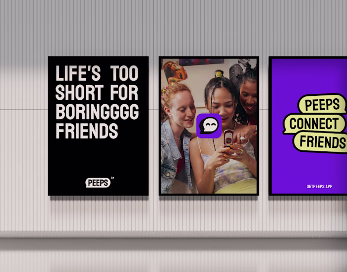 Friends Social App Brand Identity