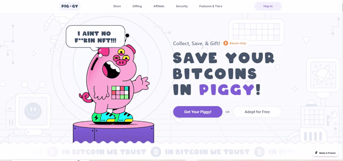 Bitcoin App Landing Pages - Proofreader