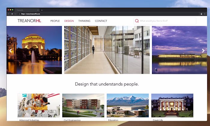 TreanorHL Website Application 