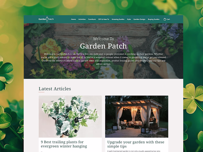 Responsive Blog Website Transformation from Figma to WordPress