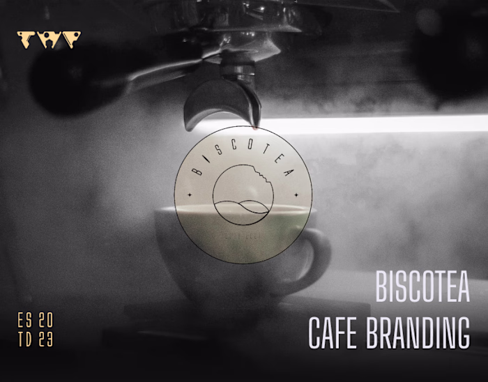 Biscotea - Cafe Branding case study (2023) on Behance