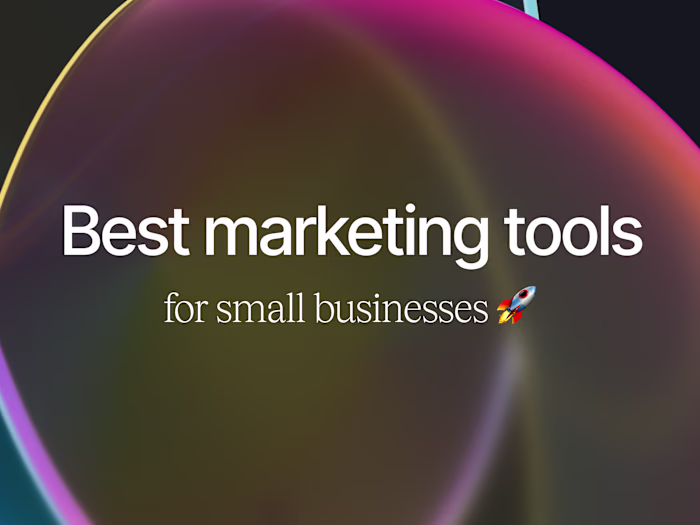 What are the best marketing tools for small businesses?