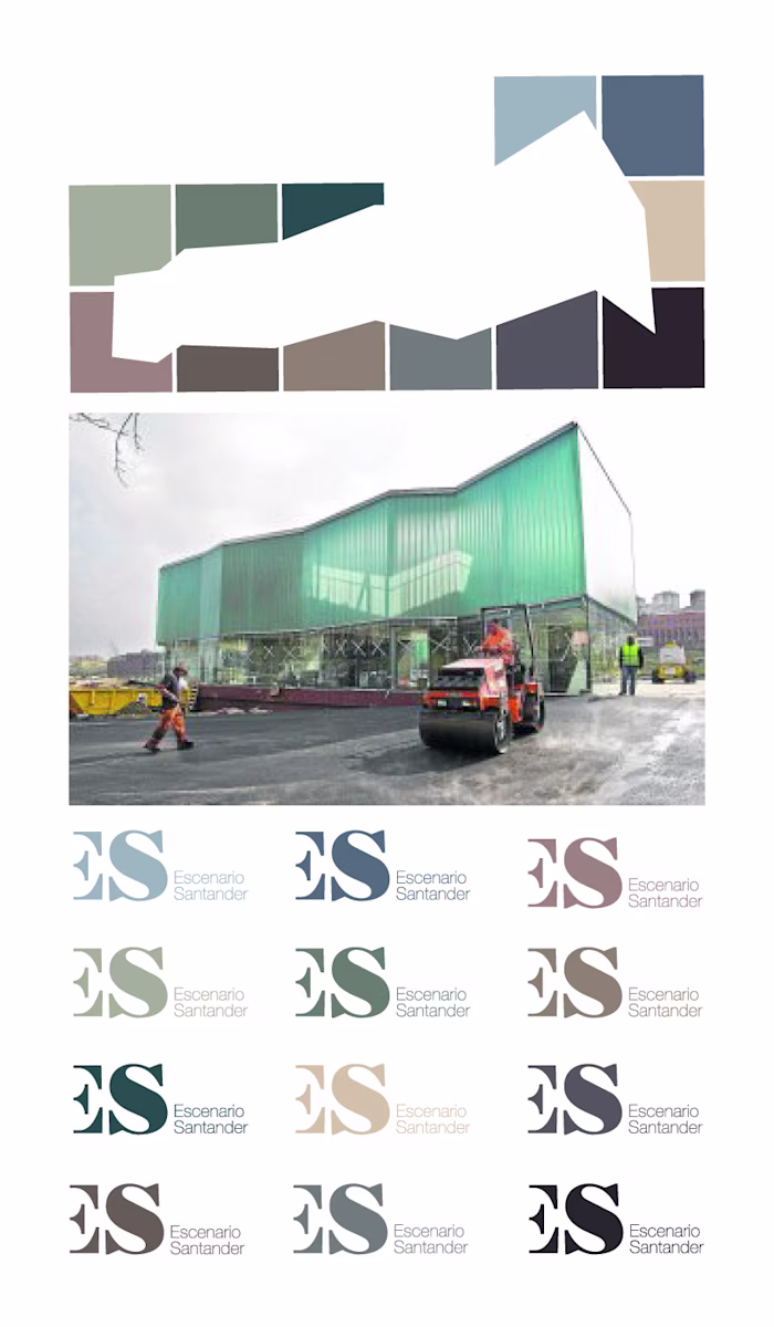 Corporative identity for Escenario Santander on Behance