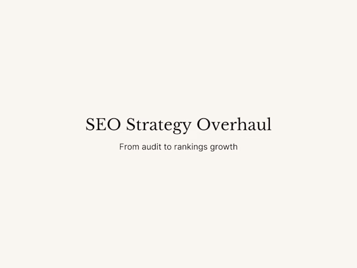 SEO Strategy