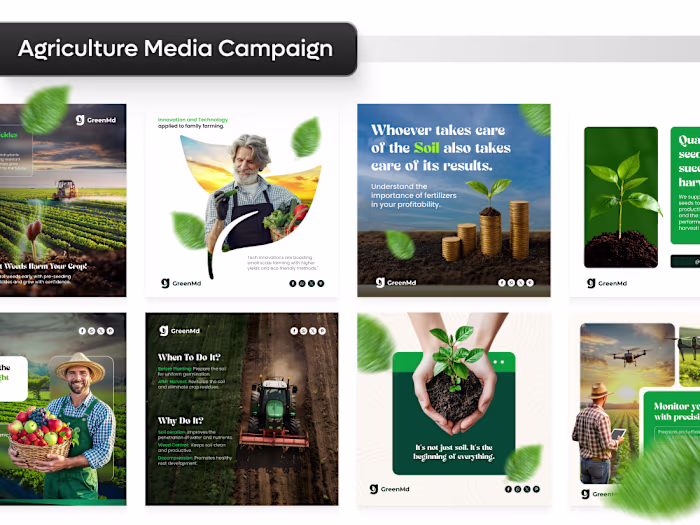 Agriculture Social Media Campaign Design