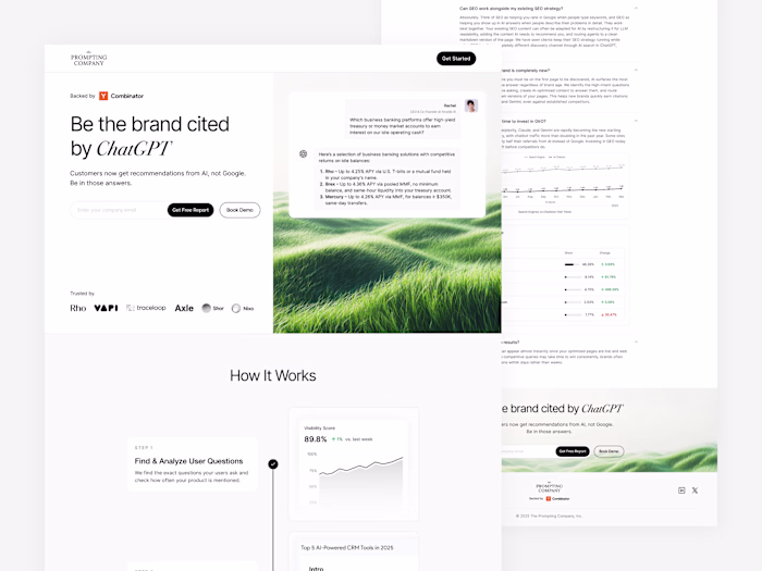 The Prompting Company — Web Design and Framer Development