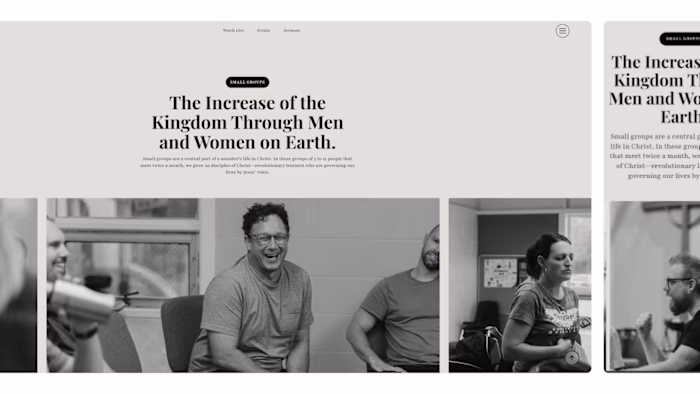 Elegant Church Website 