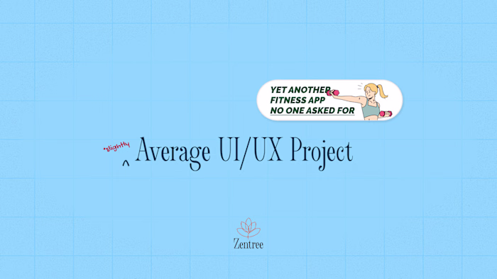 *Slightly* Average UI/UX Project - Fitness App
