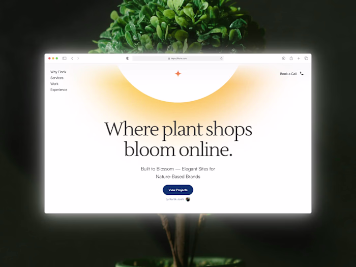 Florix Studios - Framer Web Design Agency Website