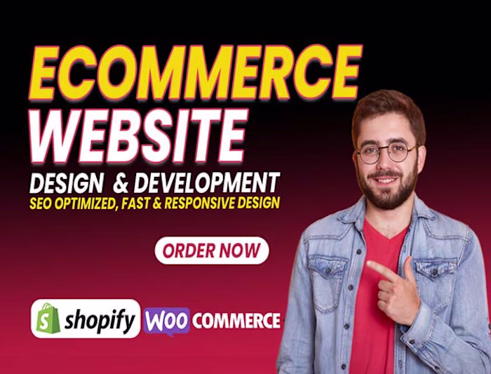 Ecommerce website design using Woocommerce or shopify