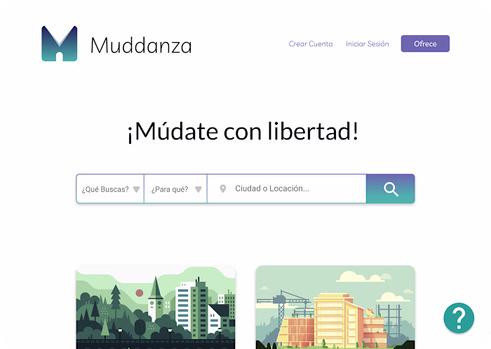 Muddanza :: UI Design Website