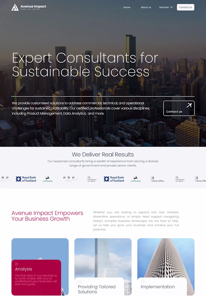 Avenue Impact Platform Development