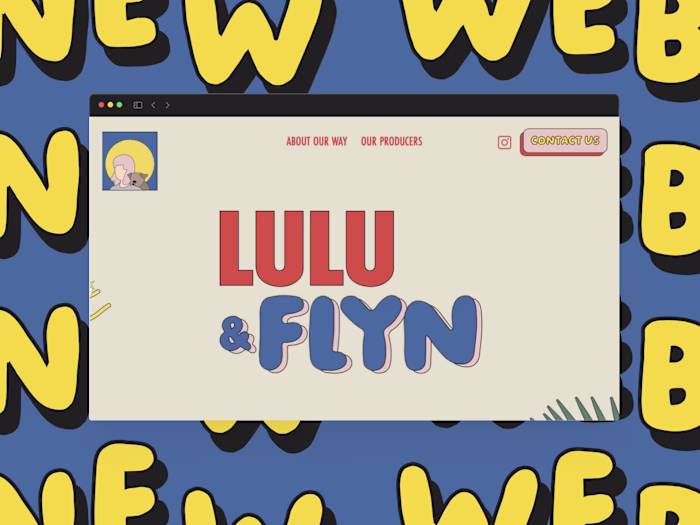 Lulu & Flyn Creative Business Website: Design & Development
