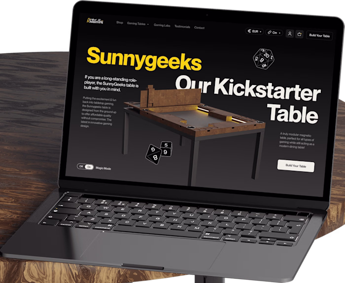 Rathskellers Website Redesign and 3D Configurator