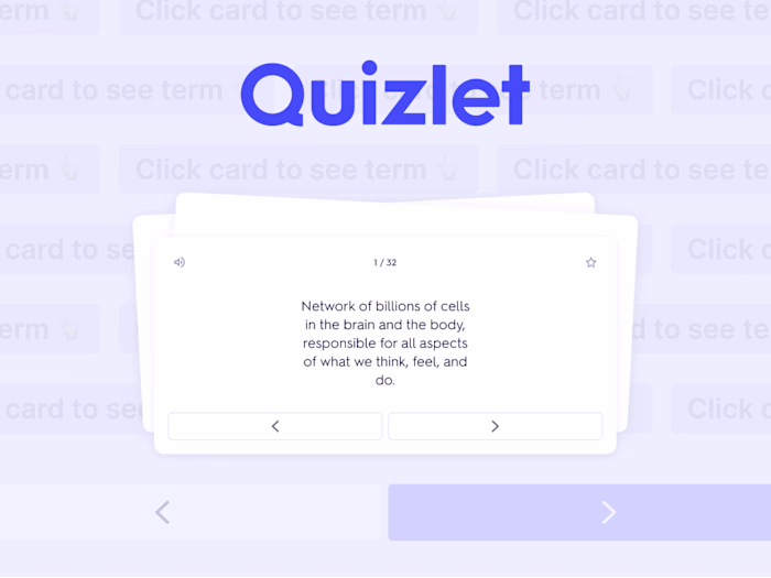 Student on board [a Quizlet project]