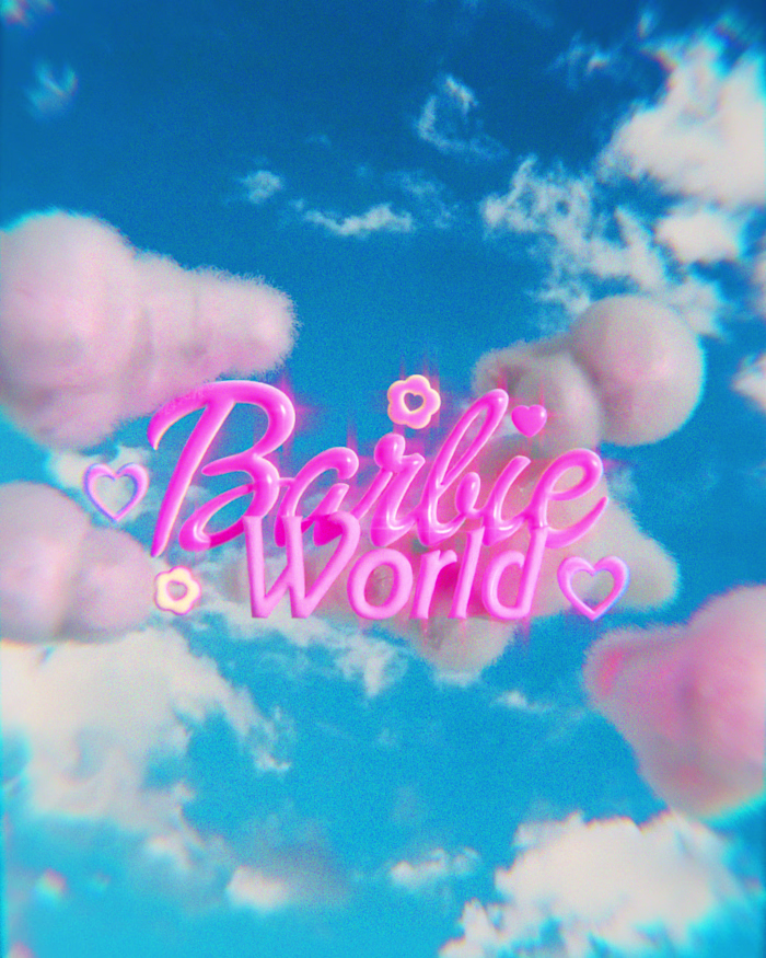 Barbie World 3D Logo