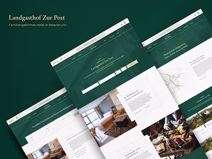 Modern Redesign of a hotel website