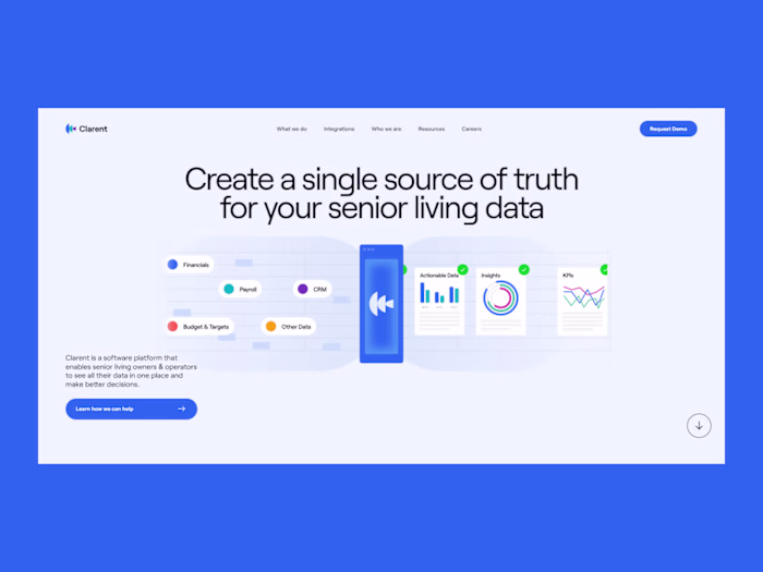 Clarent - Webflow Development