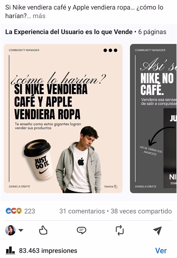 Carruseles Virales en LinkedIn (+10K Vistas)