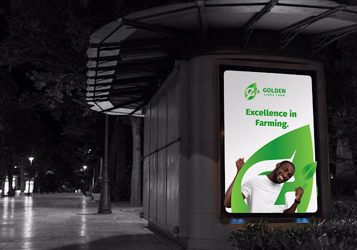 Brand Identity Design - Golden Link Farm