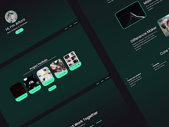 arturomntl.com Custom Website