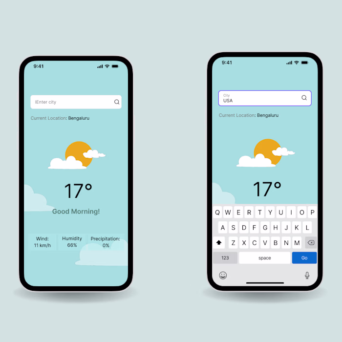 WeatherCheck App- UI design