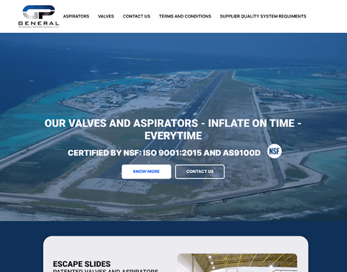 Web Designer for General Pneumatics