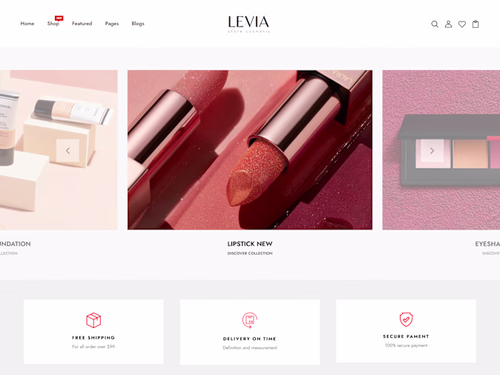 Shopify Lipstick Store