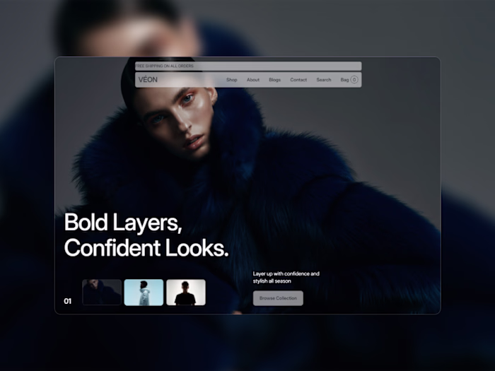 Veon: Ultimate Fashion Framer Template