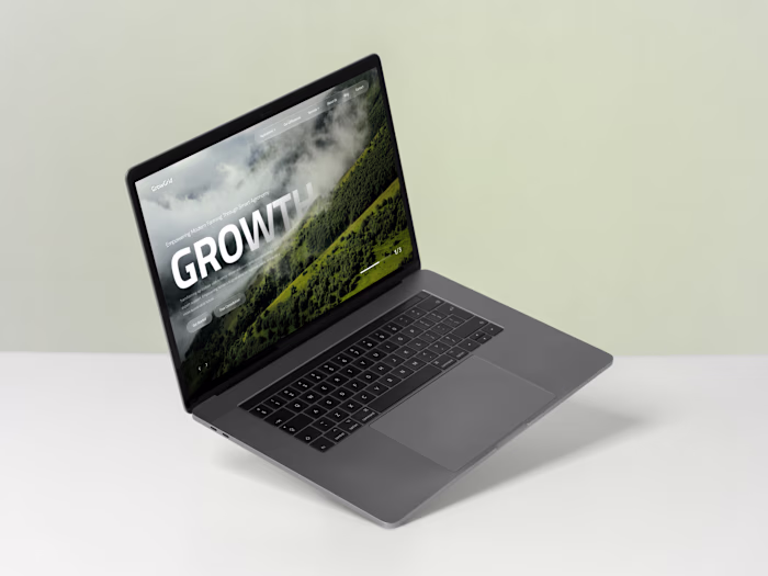 GrowGrid Agriculture - Website Design Mockup