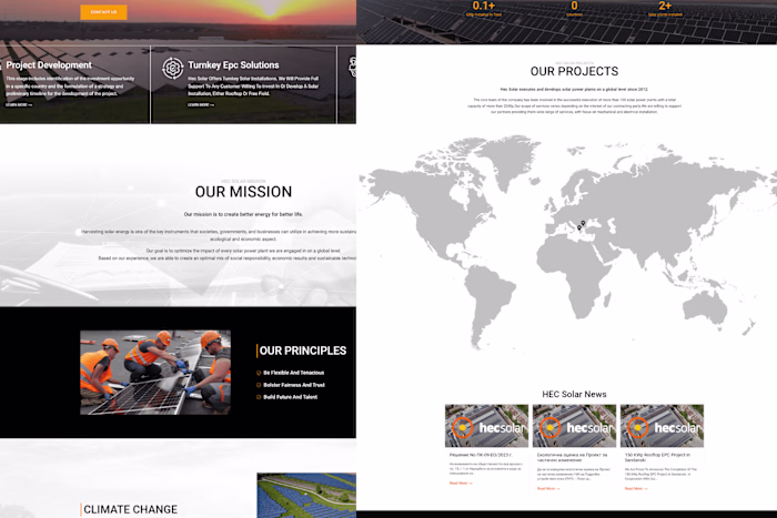 Lighting up HEC Solar: An Interactive Map for Global Project Sho