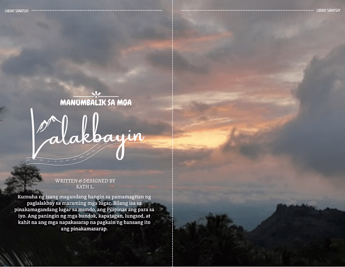 Travel Magazine Layout Featuring Photography