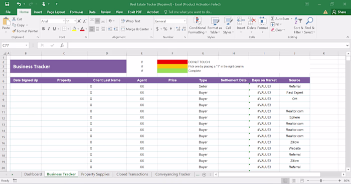 📊 Just completed a Real Estate Tracker in Excel, built to h...