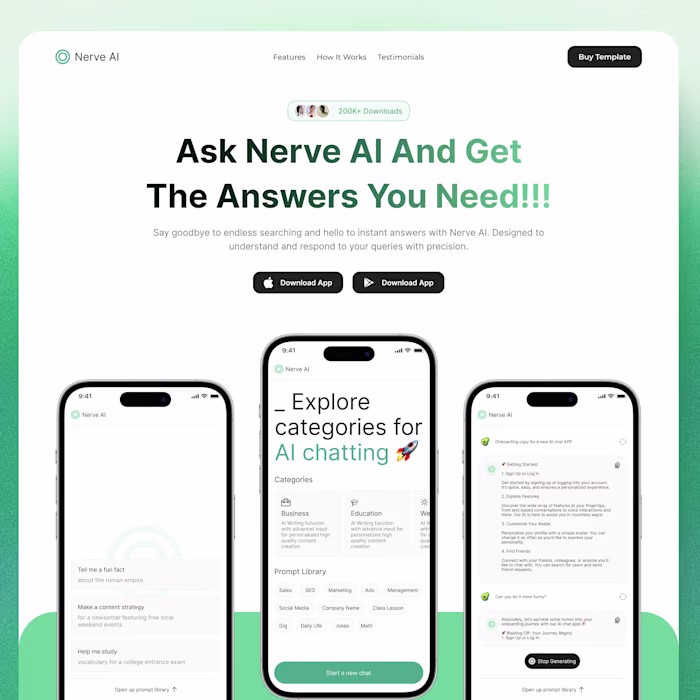 Nerve AI - Framer Wbsite