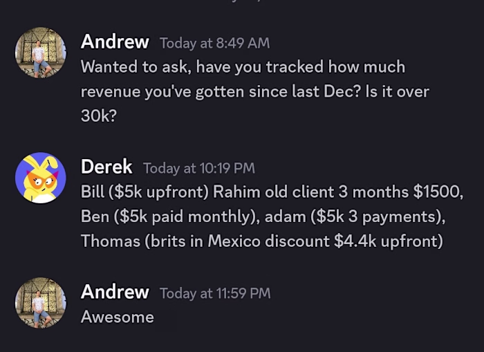 20k+ in the first 6 weeks