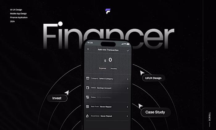 Fintech Mobile App UI UX Design
