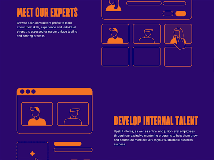 Impactful landing page copy