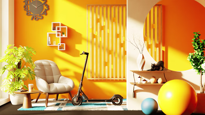 E-Scooter 3D Renders & Animation