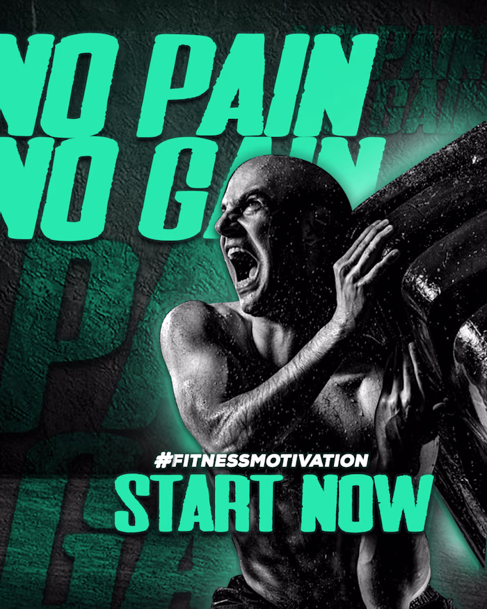 gym advertisement design | gym social media post design :: Beha…