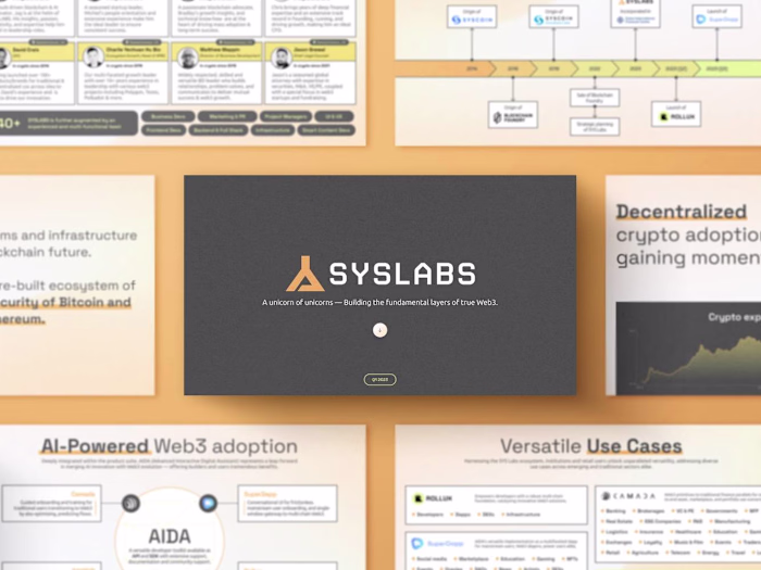 Crypto Pitch Deck Design