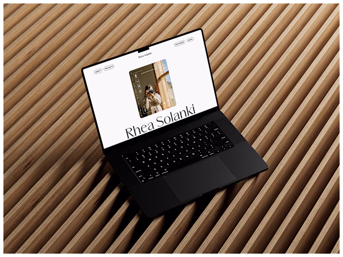 Conceptual Photography Portfolio – Web Design