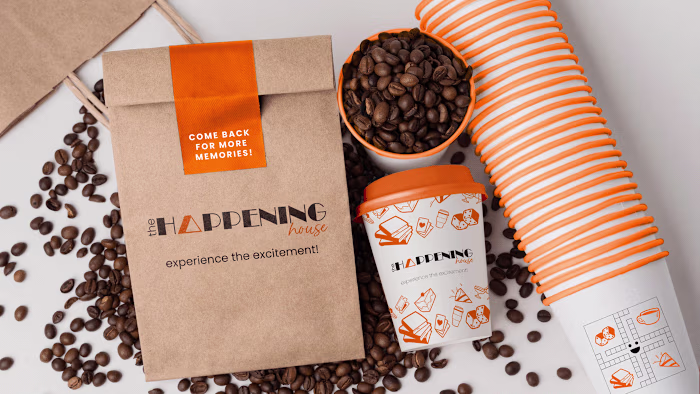 The Happening House - Cafe Branding