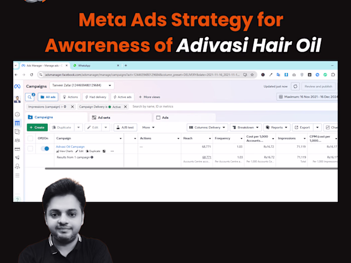 Awareness Campaign for the Adivasi Hair Oil