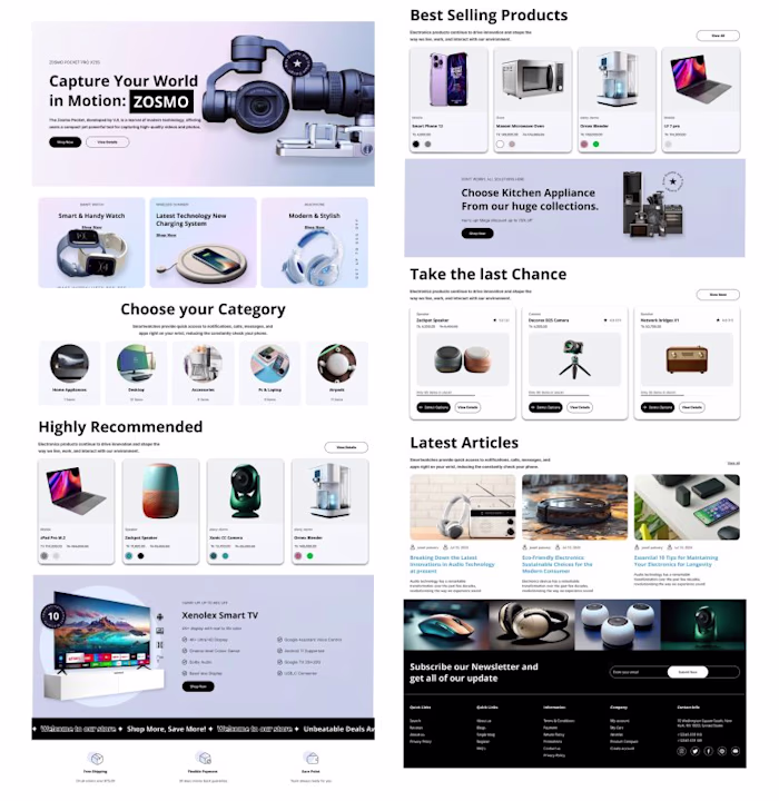 This landing page was designed