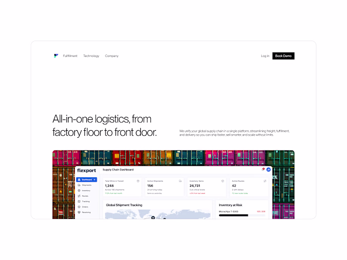 UI Redesign for Flexport's Logistics Platform