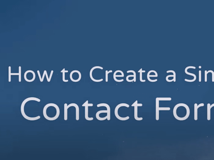 How to Create a Simple Contact Form - Gravity Forms Tutorial - …
