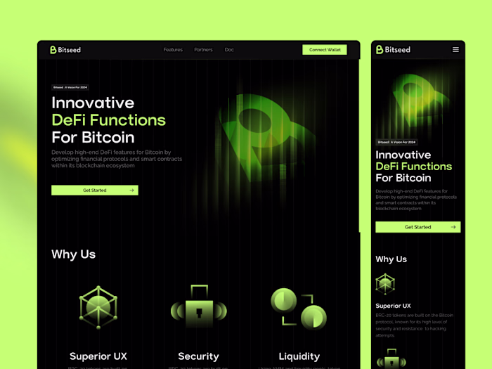 Web3 Landing Page Design & Branding